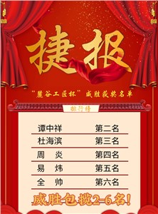 2021年“麓谷工匠杯”技能竞赛活动威胜获奖表彰通报