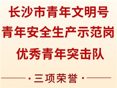 威胜集团荣获共青团长沙市委“号手岗队”建功大竞赛三项荣誉